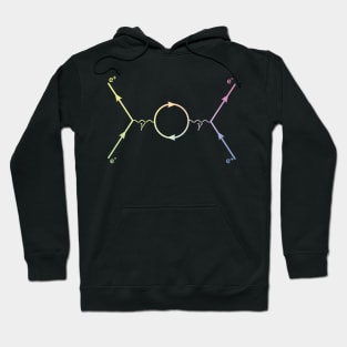 Second Order Feynman Diagram - Particle Physics Hoodie